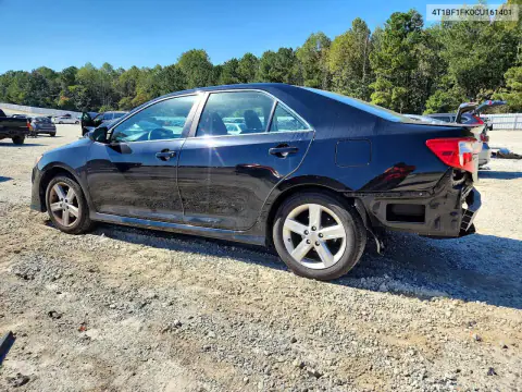 4T1BF1FK0CU161401 — 2012 Toyota Camry, фото 2 с аукциона Copart, Задняя часть
