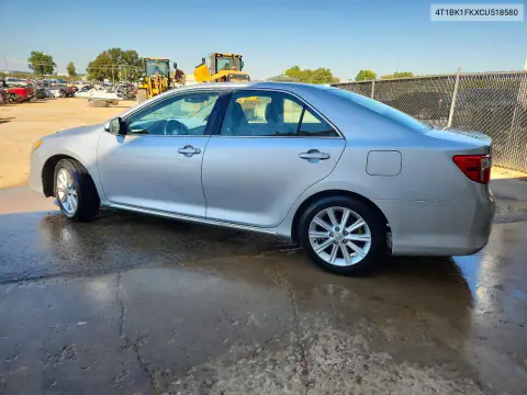 4T1BK1FKXCU518580 — 2012 Toyota Camry, фото 2 с аукциона Copart, Мелкие вмятины и царапины