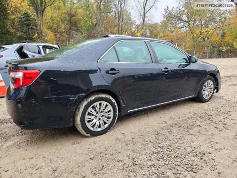 4T1BF1FK2CU007529 — 2012 Toyota Camry, фото 3 с аукциона Copart, Передняя часть