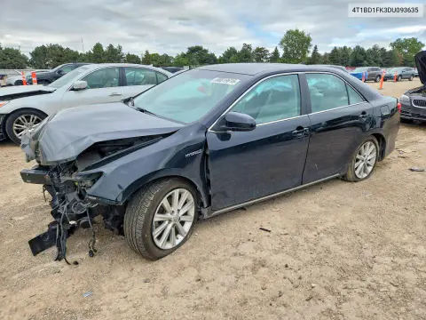 4T1BD1FK3DU093635 — 2013 Toyota Camry, Передняя часть, фото до ремонта