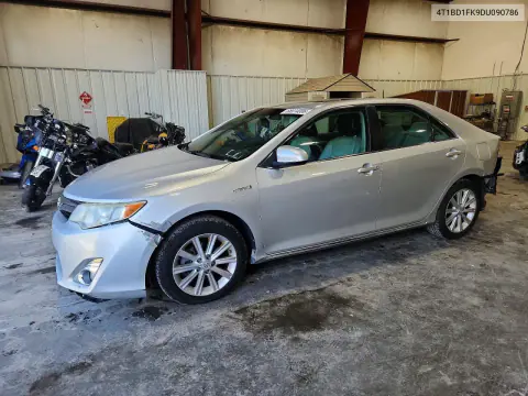 4T1BD1FK9DU090786 — 2013 Toyota Camry, Задняя часть, фото до ремонта