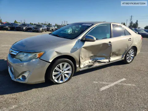 4T1BD1FK3DU072204 — 2013 Toyota Camry, Передняя часть, фото до ремонта