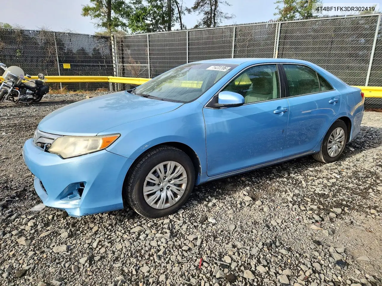 2013 Toyota Camry Le VIN 4T4BF1FK3DR302419 фото 1
