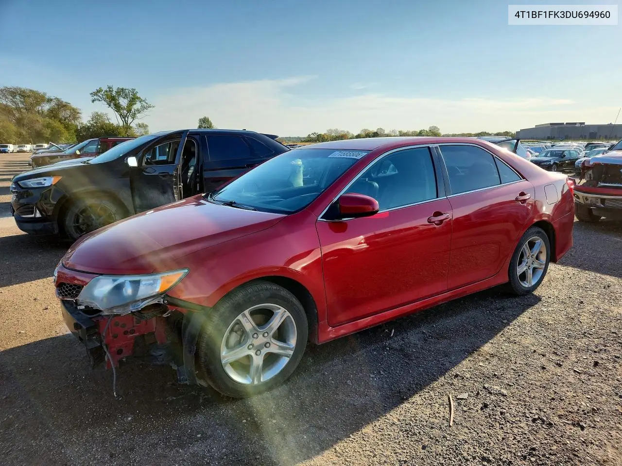 2013 Toyota Camry Se VIN 4T1BF1FK3DU694960 фото 1