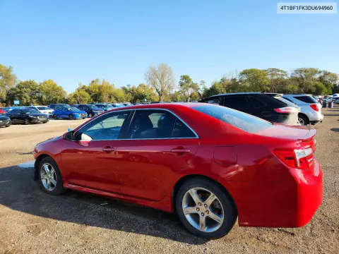 2013 Toyota Camry Se VIN 4T1BF1FK3DU694960 фото 2
