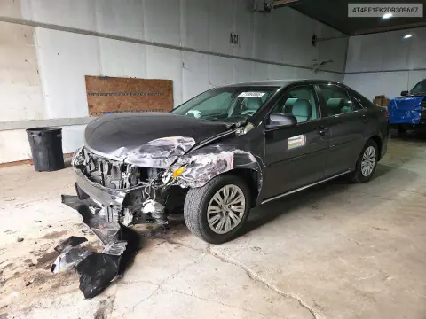 4T4BF1FK2DR309667 — 2013 Toyota Camry, Передняя часть, фото до ремонта