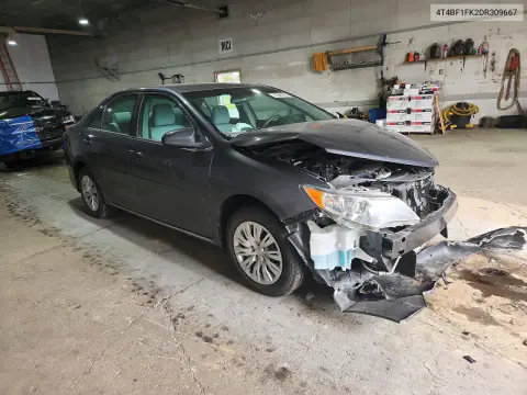 2013 Toyota Camry Le VIN 4T4BF1FK2DR309667 фото 4