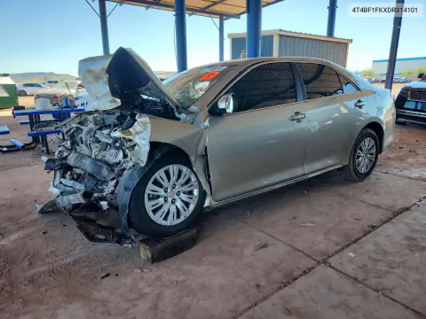 4T4BF1FKXDR314101 — 2013 Toyota Camry, Передняя часть, фото до ремонта