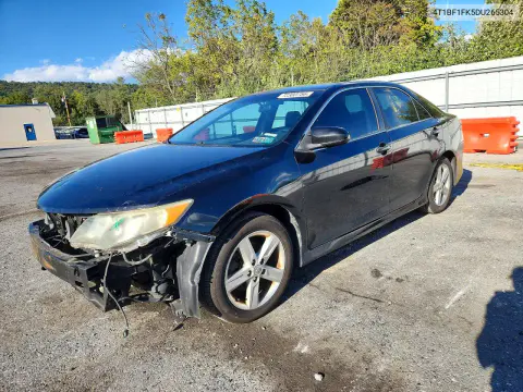 4T1BF1FK5DU265304 — 2013 Toyota Camry, Передняя часть, фото до ремонта