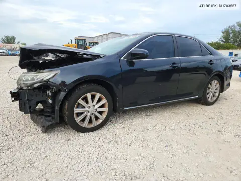 4T1BF1FK1DU703557 — 2013 Toyota Camry, Передняя часть, фото до ремонта