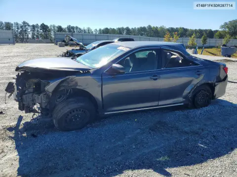 4T4BF1FK5DR287714 — 2013 Toyota Camry, Задняя часть, фото до ремонта
