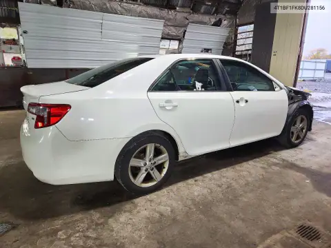 4T1BF1FK8DU281156 — 2013 Toyota Camry, фото 3 с аукциона Copart 19.10.2026, Передняя часть