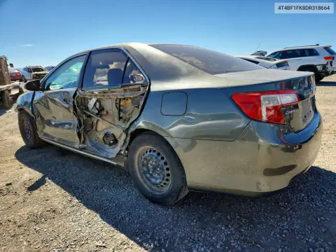 2013 Toyota Camry Le VIN 4T4BF1FK8DR318664 фото 2