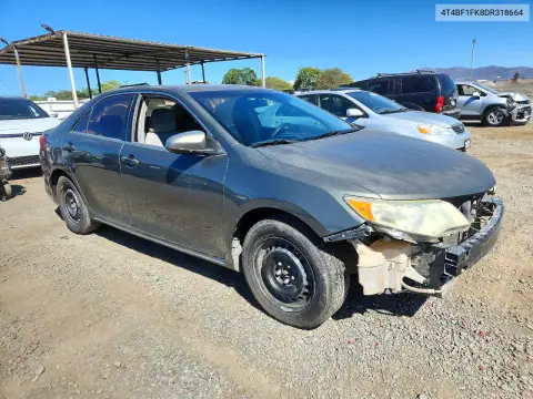 2013 Toyota Camry Le VIN 4T4BF1FK8DR318664 фото 4