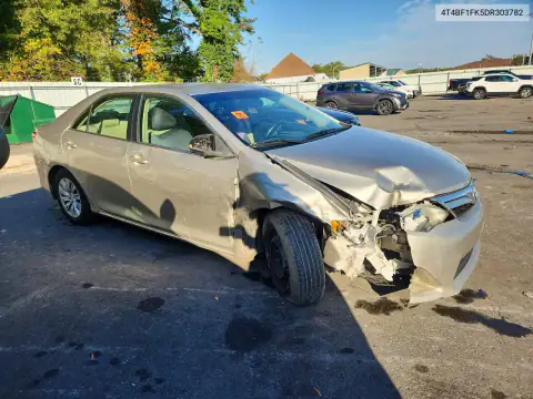 4T4BF1FK5DR303782 — 2013 Toyota Camry, фото 4 с аукциона Copart 20.10.2026, Передняя часть