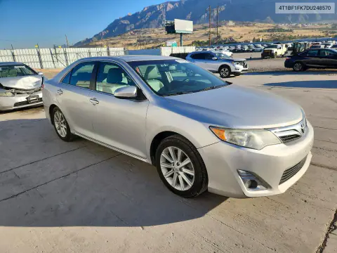 2013 Toyota Camry Xle VIN 4T1BF1FK7DU248570 фото 4