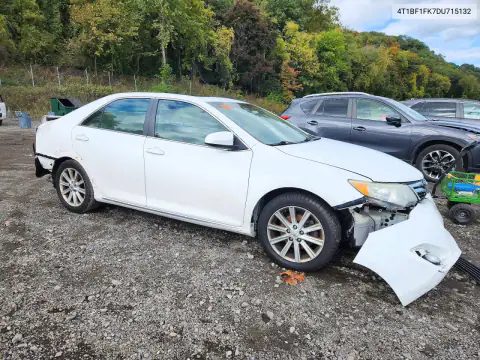 4T1BF1FK7DU715132 — 2013 Toyota Camry, фото 4 с аукциона Copart 20.10.2026, Задняя часть