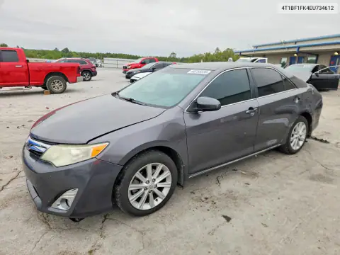 4T1BF1FK4EU734612 — 2014 Toyota Camry, Задняя часть, фото до ремонта