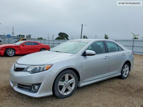 4T1BF1FK7EU822022 — 2014 Toyota Camry, Передняя часть, фото до ремонта
