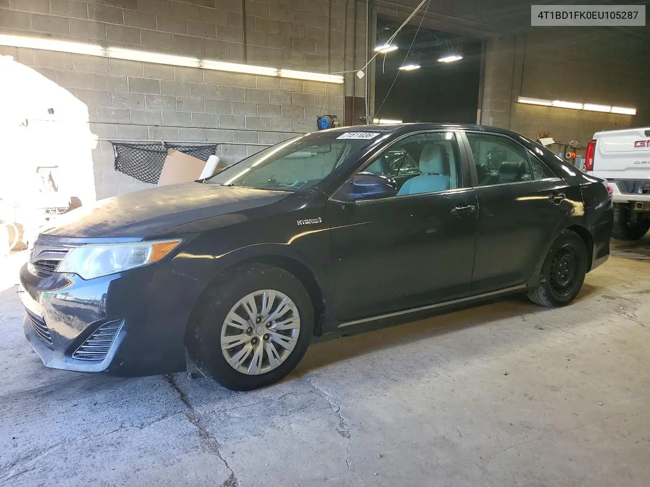 2014 Toyota Camry Hybrid Le VIN 4T1BD1FK0EU105287 фото 1