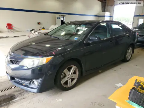 4T1BF1FK1EU460589 — 2014 Toyota Camry, Задняя часть, фото до ремонта