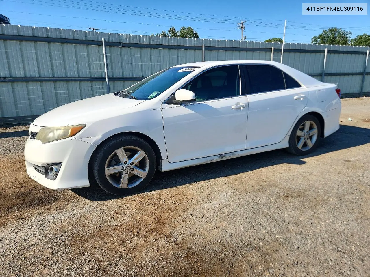 2014 Toyota Camry Se VIN 4T1BF1FK4EU309116 фото 1