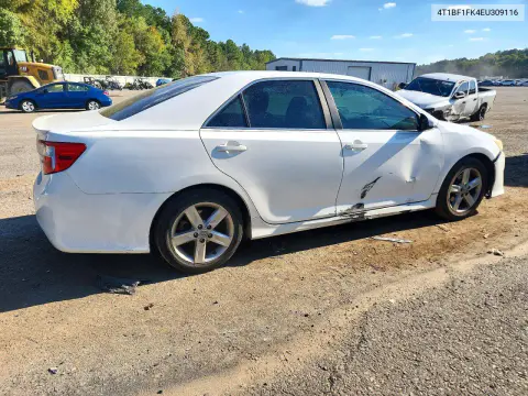 2014 Toyota Camry Se VIN 4T1BF1FK4EU309116 фото 3