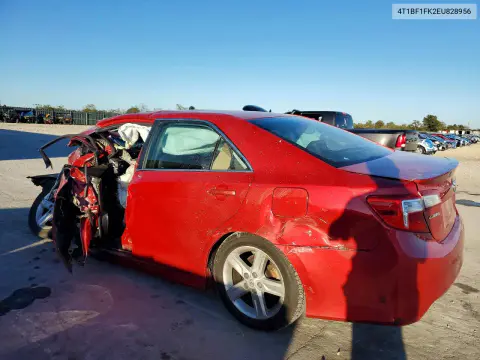 2014 Toyota Camry Se VIN 4T1BF1FK2EU828956 фото 2