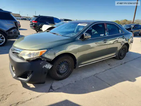 2014 Toyota Camry Le VIN 4T4BF1FK1ER418705 фото 1
