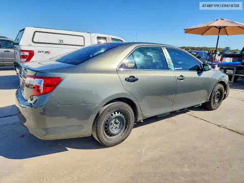 2014 Toyota Camry Le VIN 4T4BF1FK1ER418705 фото 3