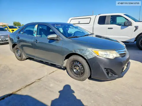 2014 Toyota Camry Le VIN 4T4BF1FK1ER418705 фото 4