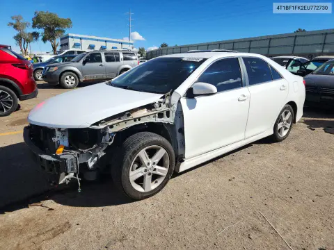4T1BF1FK2EU772730 — 2014 Toyota Camry, Передняя часть, фото до ремонта