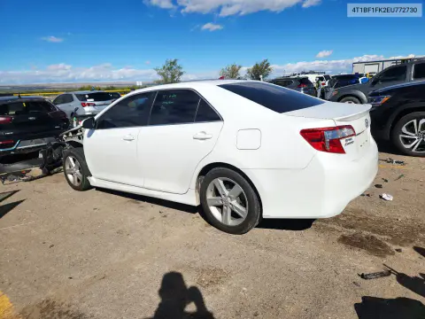 2014 Toyota Camry Se VIN 4T1BF1FK2EU772730 фото 2