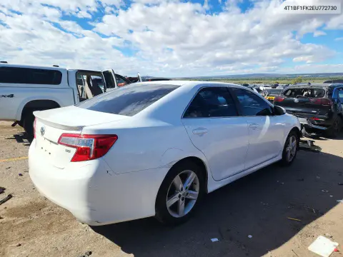 2014 Toyota Camry Se VIN 4T1BF1FK2EU772730 фото 3