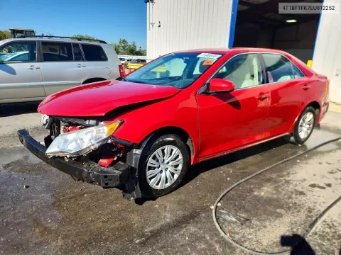 4T1BF1FK7EU812252 — 2014 Toyota Camry, Передняя часть, фото до ремонта