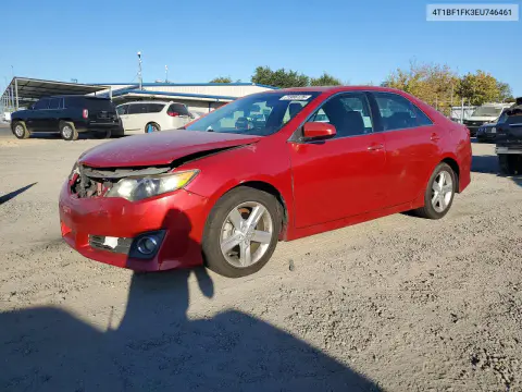 4T1BF1FK3EU746461 — 2014 Toyota Camry, Передняя часть, фото до ремонта