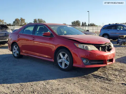 2014 Toyota Camry Se VIN 4T1BF1FK3EU746461 фото 4