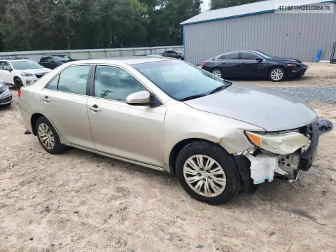 2014 Toyota Camry Le VIN 4T1BF1FK2EU386678 фото 4