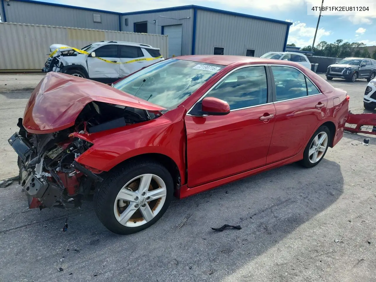 2014 Toyota Camry Se VIN 4T1BF1FK2EU811204 фото 1