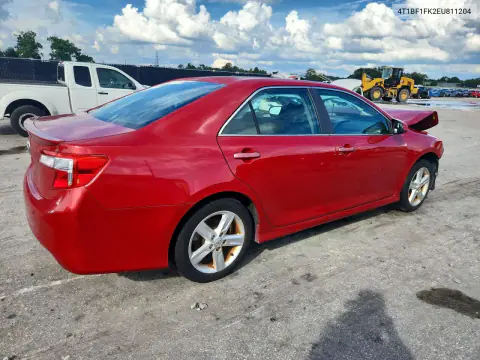 2014 Toyota Camry Se VIN 4T1BF1FK2EU811204 фото 3