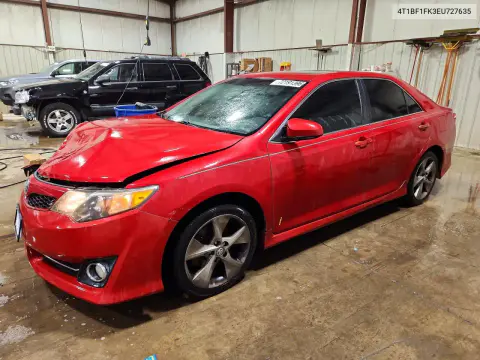 4T1BF1FK3EU727635 — 2014 Toyota Camry, Передняя часть, фото до ремонта