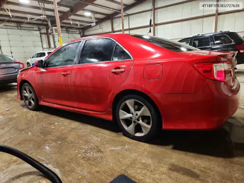 2014 Toyota Camry Se Sport VIN 4T1BF1FK3EU727635 фото 2