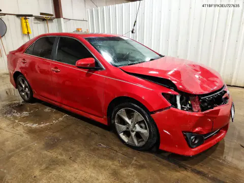 2014 Toyota Camry Se Sport VIN 4T1BF1FK3EU727635 фото 4