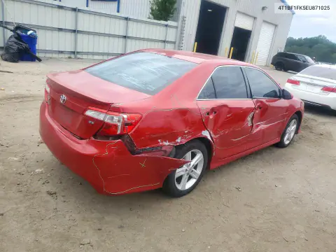 2014 Toyota Camry Se VIN 4T1BF1FK5EU871025 фото 3