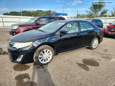 4T1BD1FK0EU136202 — 2014 Toyota Camry, Повреждения снизу, фото до ремонта