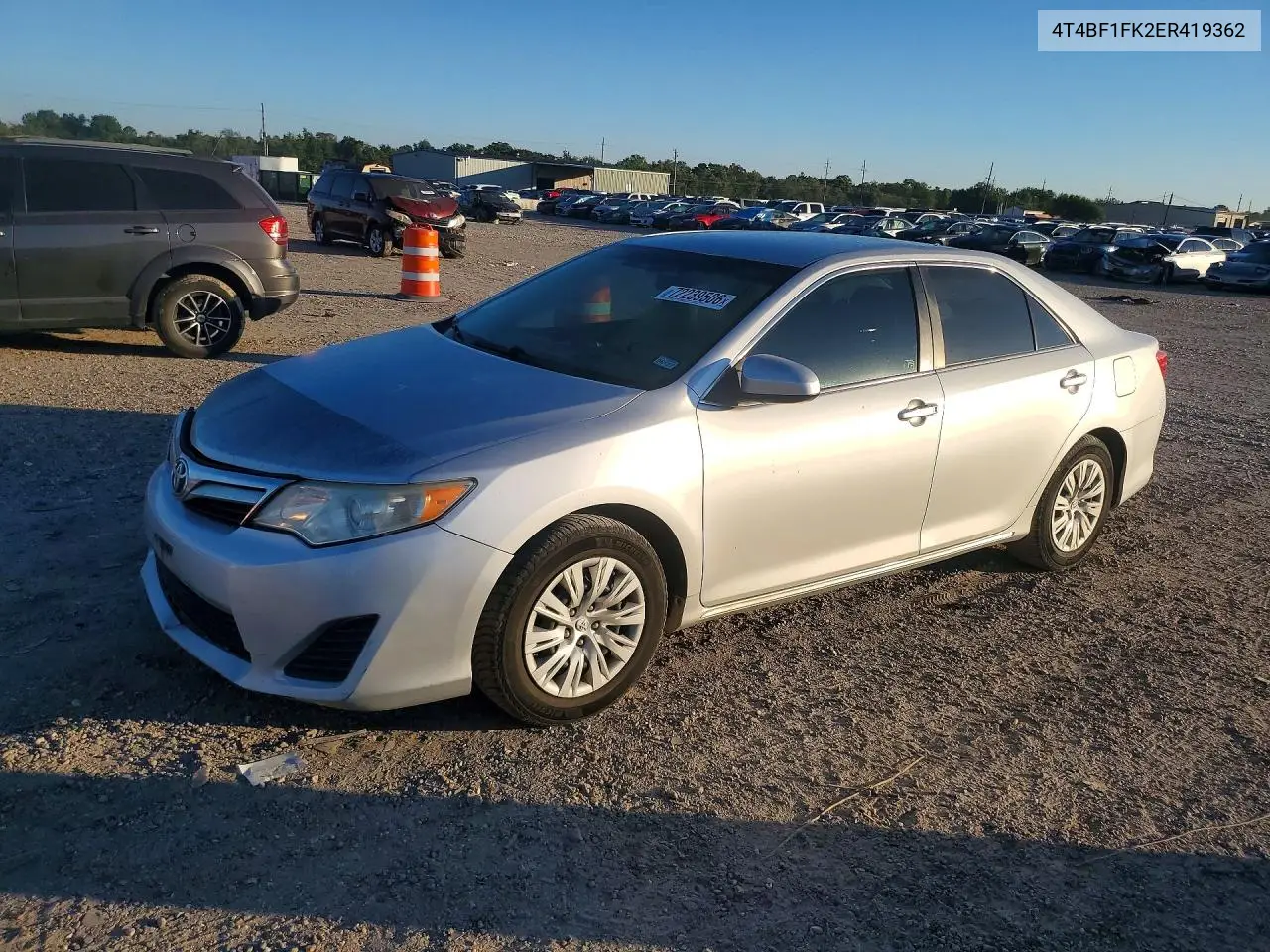 2014 Toyota Camry Le VIN 4T4BF1FK2ER419362 фото 1