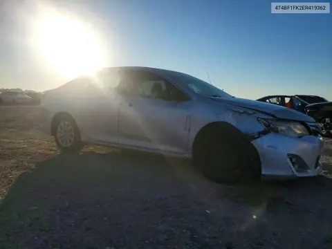 2014 Toyota Camry Le VIN 4T4BF1FK2ER419362 фото 4