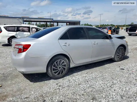 2014 Toyota Camry Le VIN 4T1BF1FK1EU417838 фото 3