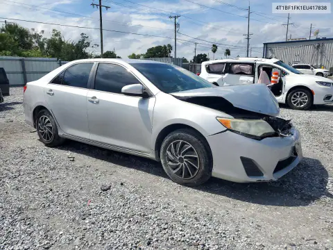 2014 Toyota Camry Le VIN 4T1BF1FK1EU417838 фото 4
