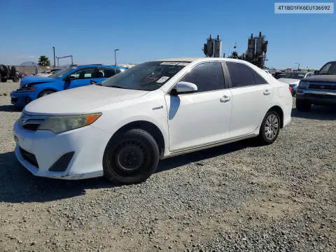 4T1BD1FK6EU136592 — 2014 Toyota Camry, Мелкие вмятины и царапины, фото до ремонта